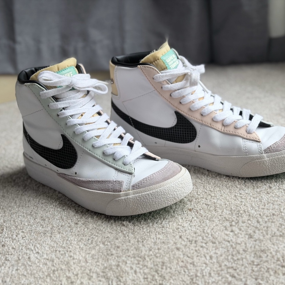 Nike Blazer Mid '77 Vintage 'Have A Good Game' White Pastel High Top Sneakers - Picture 3 of 11